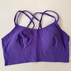 Lululemon Like a Cloud Ribbed Longline Bra B/C Cup Size 14 XL